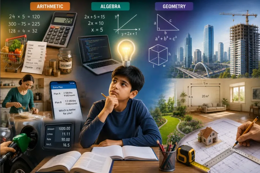 Why Do We Learn Arithmetic, Algebra, and Geometry? The Answer Every Student Deserves to Hear